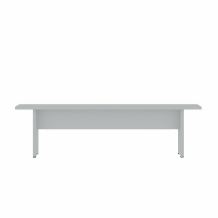 Manhattan Comfort Nomad 67.91 Modern Dining Bench in White 123GMC1